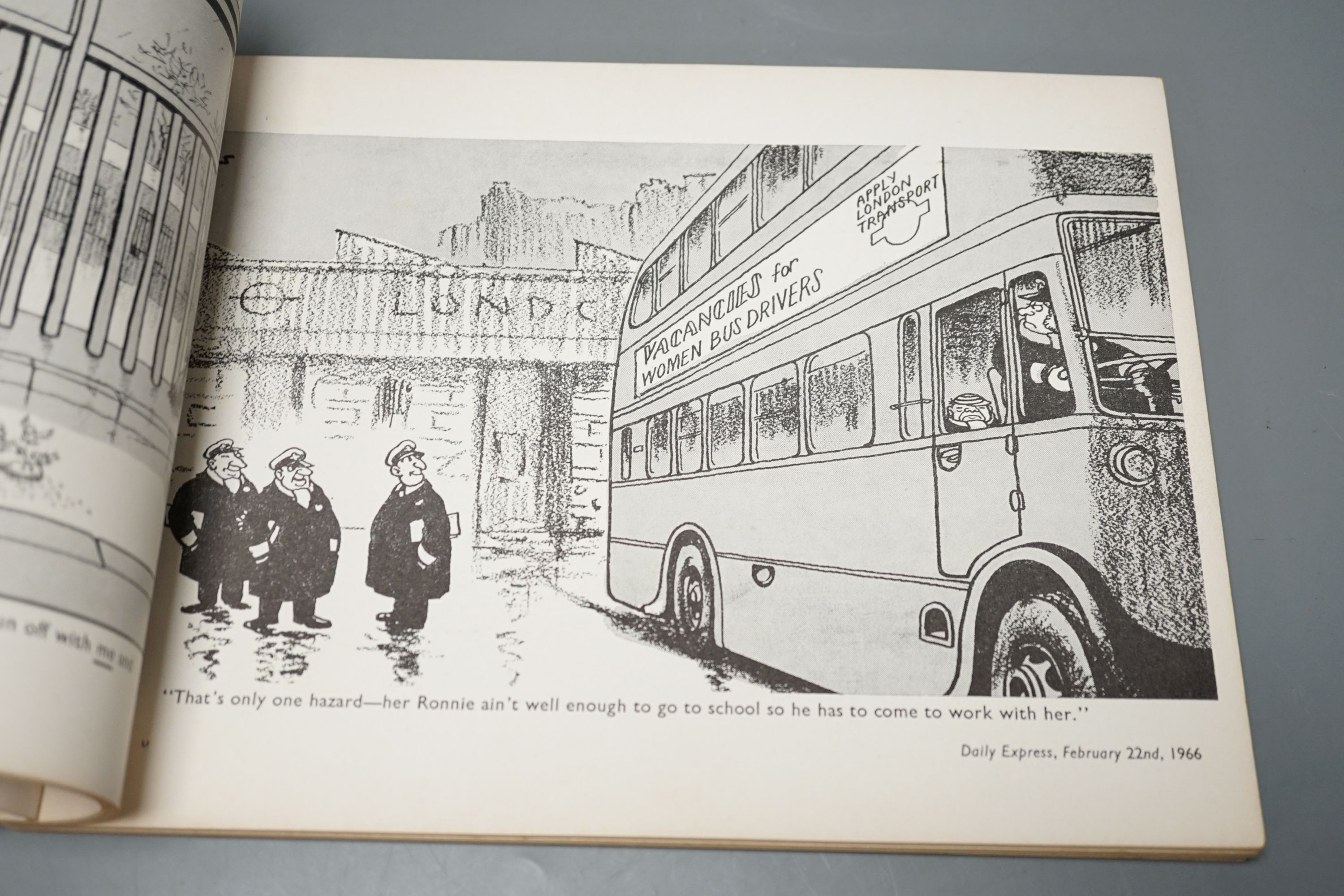 Giles, Carl - A rare complete set of Daily Express and Sunday Express Cartoons, 1st-49th series, with commemorative issues 50-52, 56 and 57, together with - Tory, Peter - Giles: A Life in Cartoons, London, 1992 (2 copies